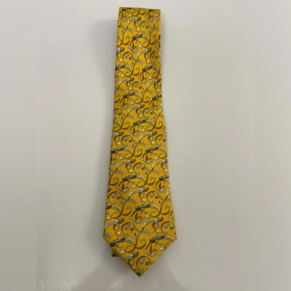 Mercedes Benz‎ E-Class Men’s necktie 100% Silk  Made in France